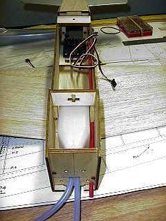 Close up shot of the forward fuse