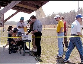 Signing in with Mike Mundy