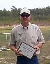 Jack Lewis holding his First Place certificate - photo by Shepherd