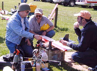 Pilots preparing for combat -- Rocks photo