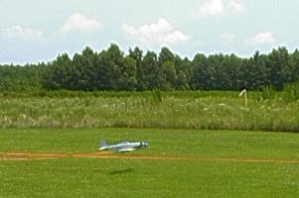 Chris Gator Shepherd's C6 plans Mustang on final - photo by Rocks