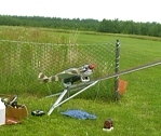 Earl's P-40 awaits launch - photo by Rocks