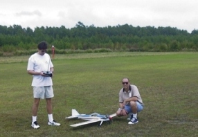 Me and Ray, before a flight