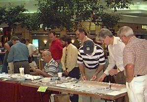 Club members donated a lot of their time to assemble a trainer at the show!